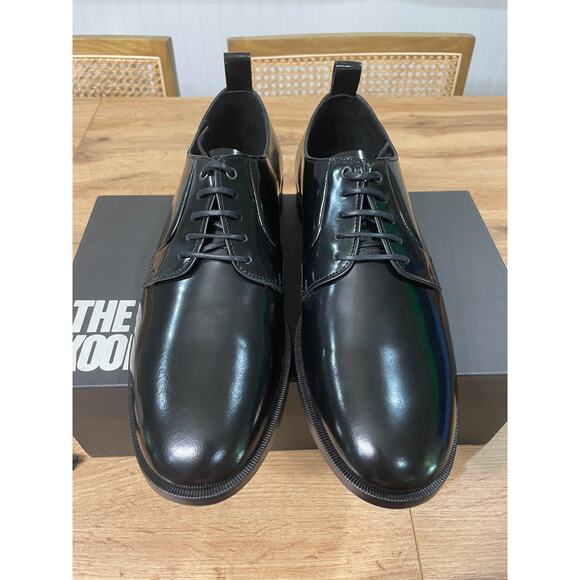 The Kooples Men's Leather Derbies Dress Shoes Black Leather Size 9 US 43 FR NIB - Picture 5 of 13